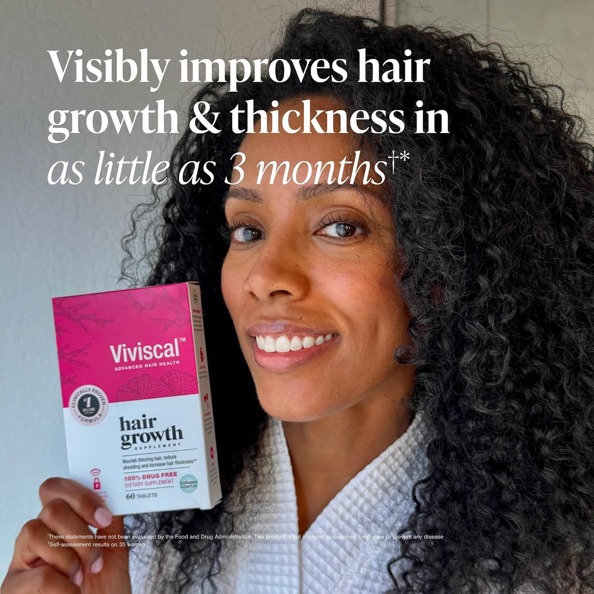 Viviscal Hair Growth Supplements For Women, 60 Tablets