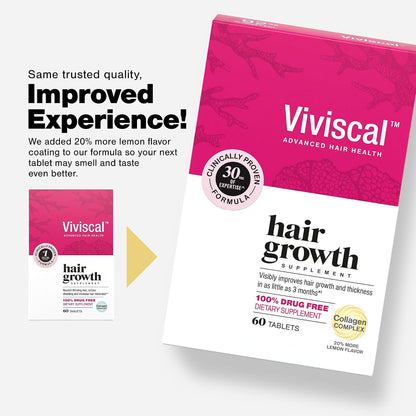 Viviscal Hair Growth Supplements For Women, 60 Tablets