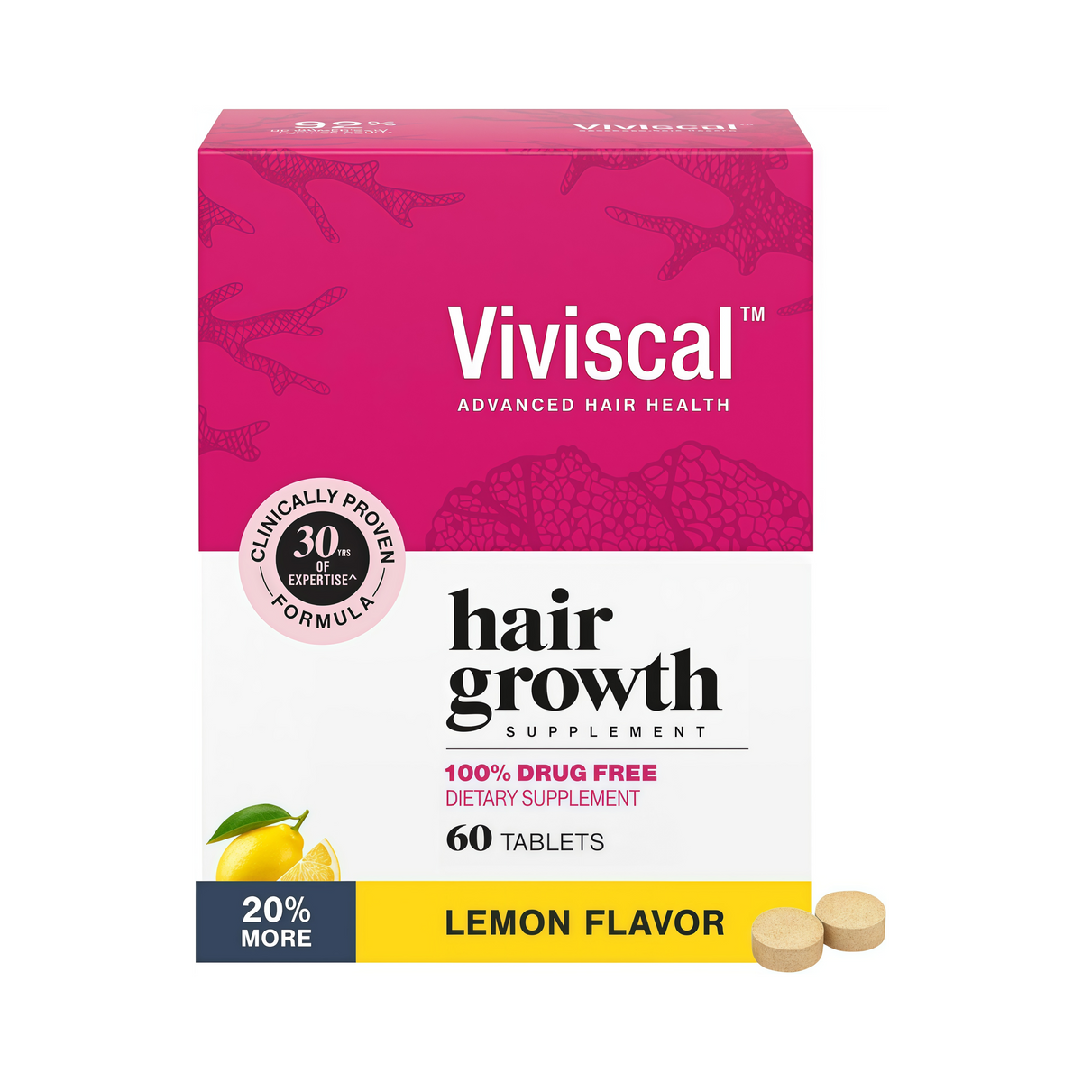 Viviscal Hair Growth Supplements For Women, 60 Tablets